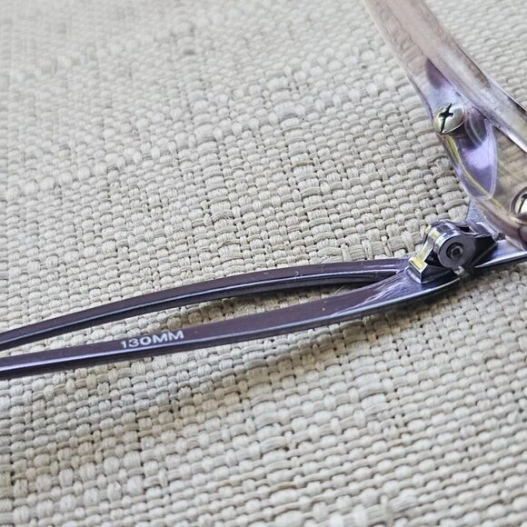 Charmant Women Eyeglasses/Sunglasses Frame Purple/Clear Tone Glasses Frame Japan - Picture 6 of 10